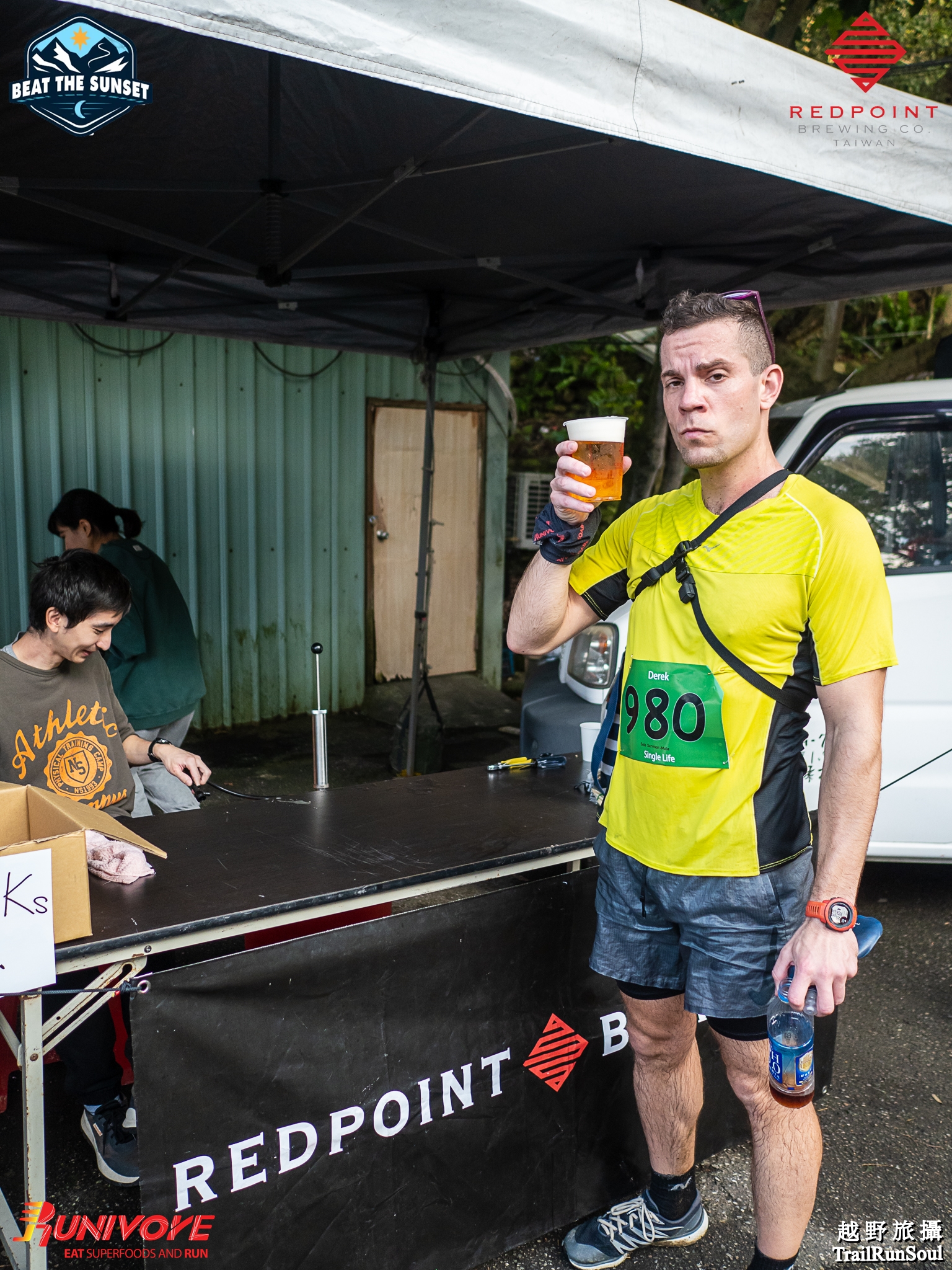 Redpoint Brewing post-race beer