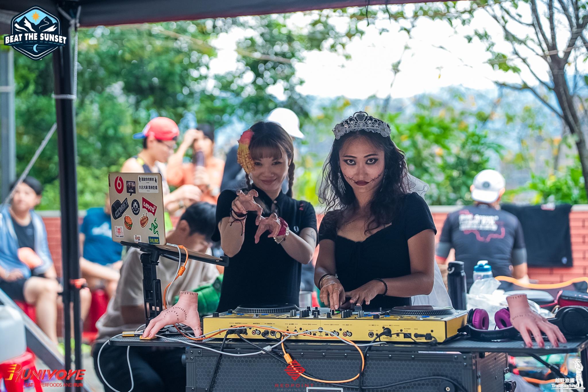 DJs keeping the energy up